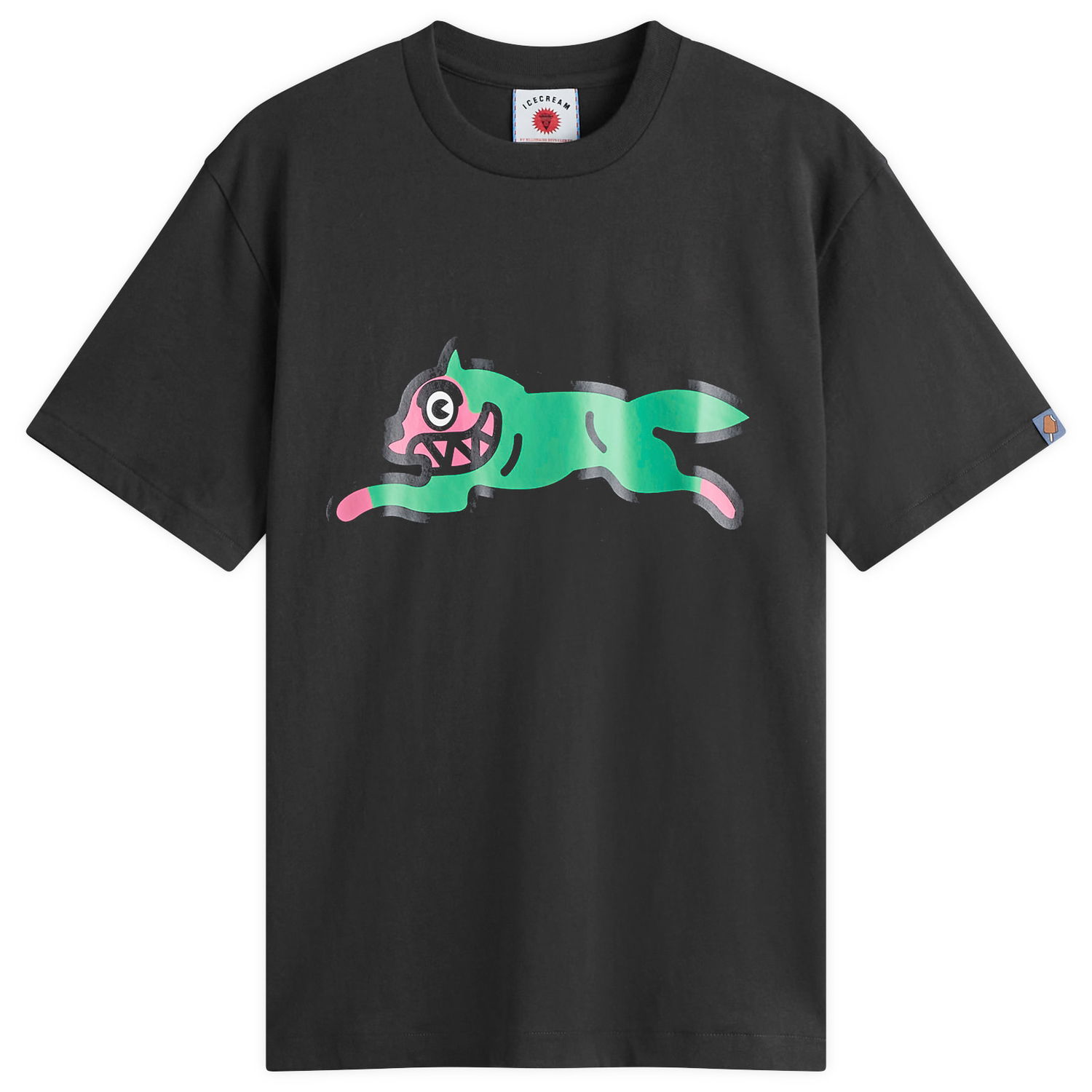 T-paita BBC IceCream ICECREAM Running Dog Graphic Tee, Size Medium Musta | IC24351-BLK, 0
