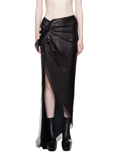 Hame Rick Owens Edfu Maxi Skirt Musta | RO02C1372 SEM1