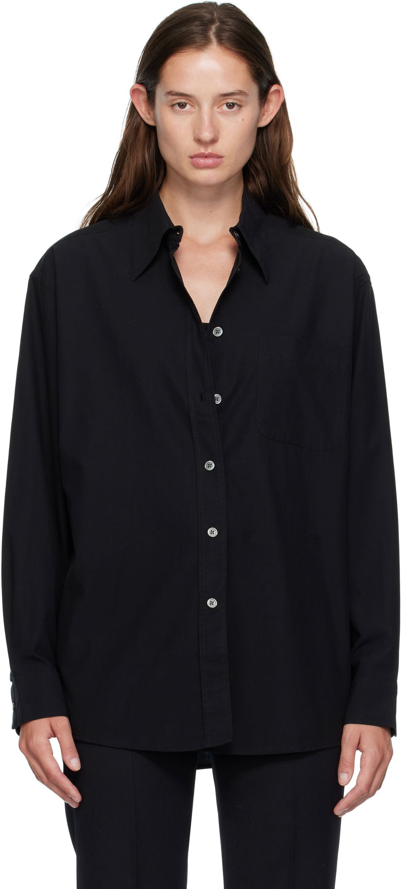 Paita OUR LEGACY Our Legacy Precious Button-Down Shirt Musta | W4252PBCL