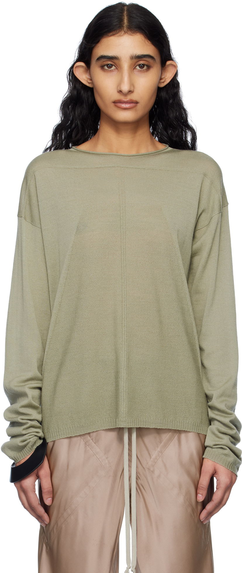 Villapaita Rick Owens Rick Owens Hollywood Pull Sweater Vihreä | RP01E7612 ML