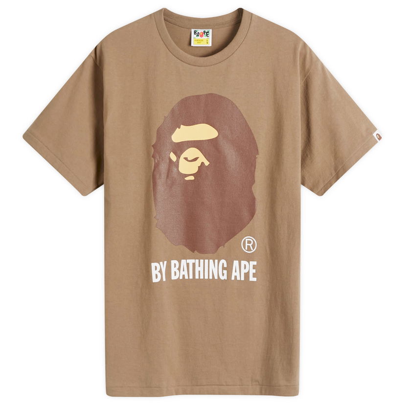 T-paita BAPE A Bathing Ape Men's By T-Shirt in Brown, Size Large | END. Clothing Ruskea | 001TEK301002M-BRW