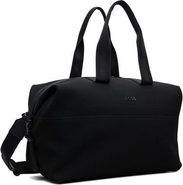 Matkalaukku BOSS BOSS Mixed-Structure Holdall Musta | 50548308, 2