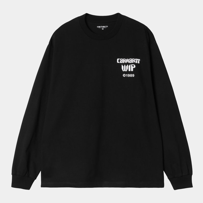 T-paita Carhartt WIP Long Sleeve Better Dreams T-Shirt Musta | I035458_18