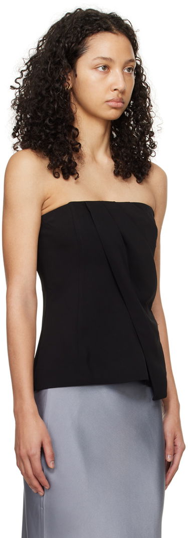 Tankkitoppi Anine Bing Draped Bandeau Top Musta | A-07-9820-000, 1