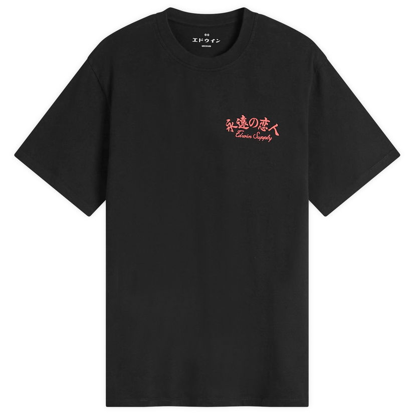 T-paita EDWIN Forever Lover Graphic T-Shirt Musta | I035008-8967