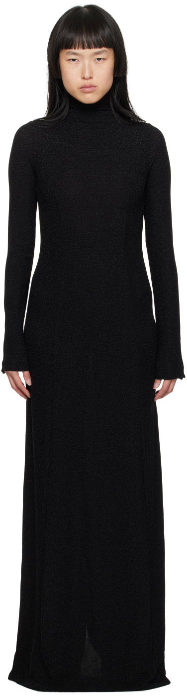 Mekko rag & bone Rag & Bone Lilith Maxi Dress Musta | WAC23H3010T910