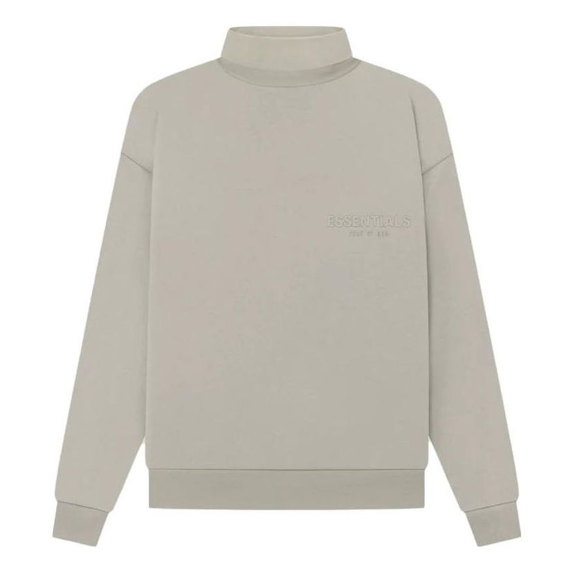 Villapaita Fear of God Essentials Turtleneck Sweatshirt Harmaa | FOG-SS23-073