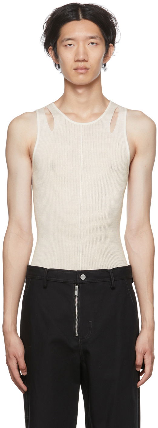 Tankkitoppi Dion Lee Cutout Tank Top Valkoinen | C7089P22
