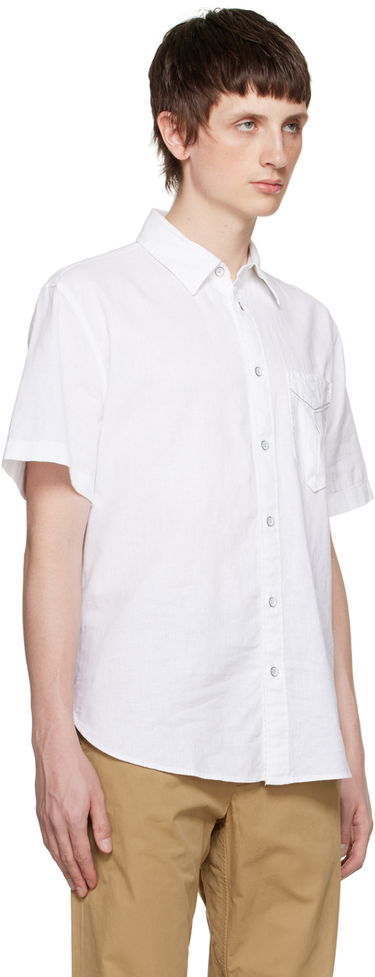 Paita rag & bone Rag & Bone Arrow Short Sleeve Shirt Valkoinen | MBW23PA412CHML, 1