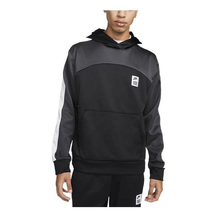Huppari Nike Therma-FIT Pullover Basketball Hoodie Musta | DQ5837-010