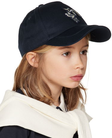 Korkki Moncler Moncler Enfant Embroidered Baseball Cap Tummansininen | 954 3B00012 0U082, 1