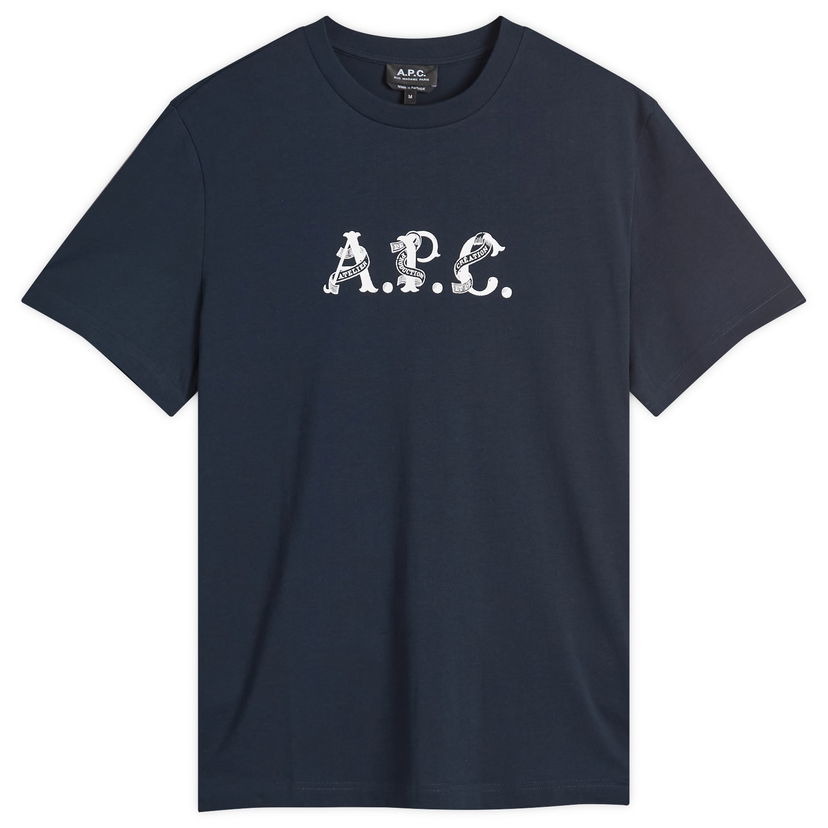 T-paita A.P.C. Hugo Graphic Logo T-Shirt Tummansininen | COHGS-M26543-IAK