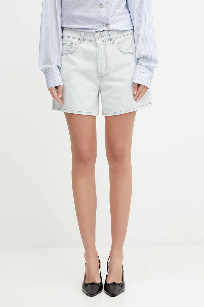 Shortsit Anine Bing Anine Bing Dalton High Waist Shorts Sininen | A.05.0355
