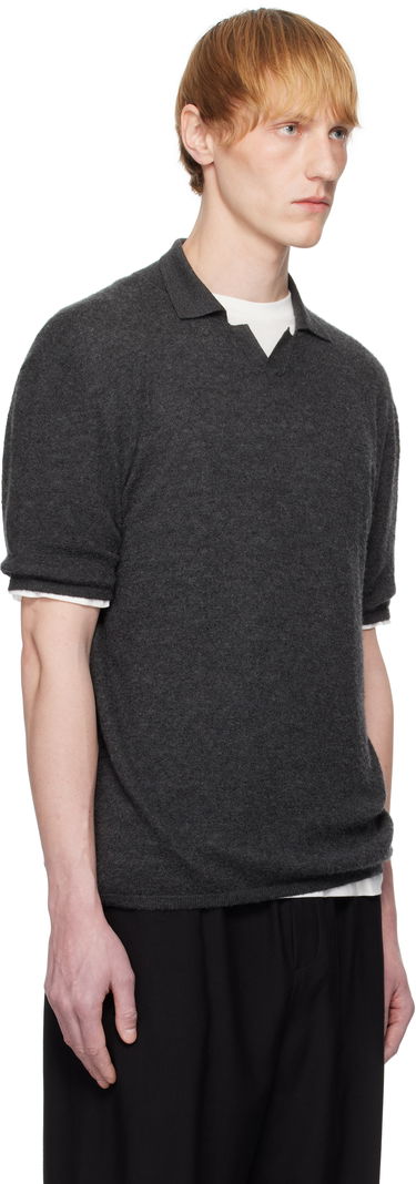 Villapaita The Row The Row Isao Knit Polo Harmaa | 947-Y498, 1