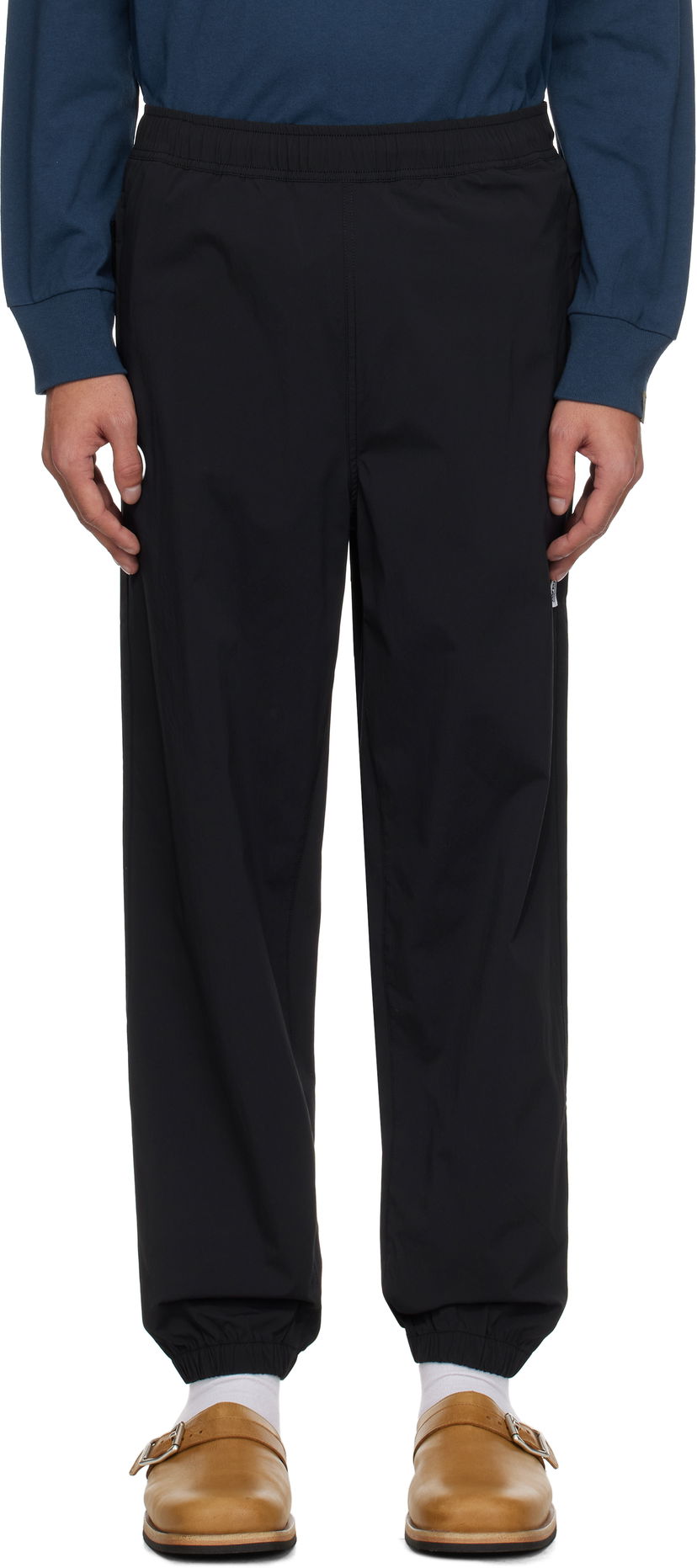 Verryttelyhousut AAPE by A Bathing Ape AAPE by A Bathing Ape 'AAPE Now' Woven Sweatpants Musta | AAPPTMB664XXNBKX