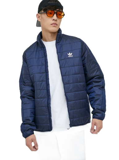 Puffer takki adidas Originals Padded Stand Collar Puffer Jacket Tummansininen | HL9215