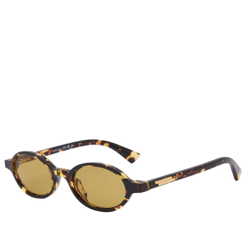 Aurinkolasit Bottega Veneta Bottega Veneta BV1388S Oval Sunglasses Ruskea | BV1388S-002