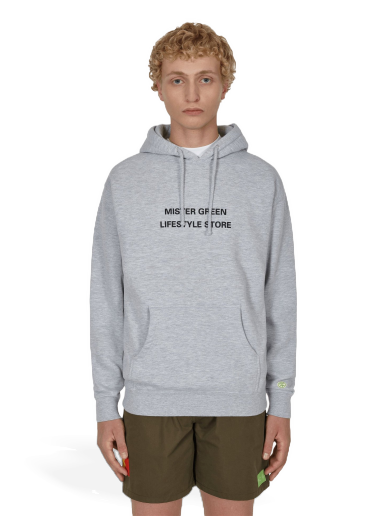 Huppari Mister Green N°1 Hooded Sweatshirt Harmaa | MGN1HOODIE 001