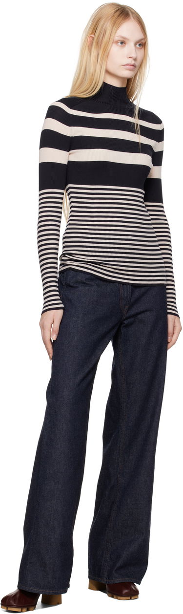Villapaita Moncler Moncler Striped Wool Turtleneck Monivärinen | K10939F00002M1180, 4