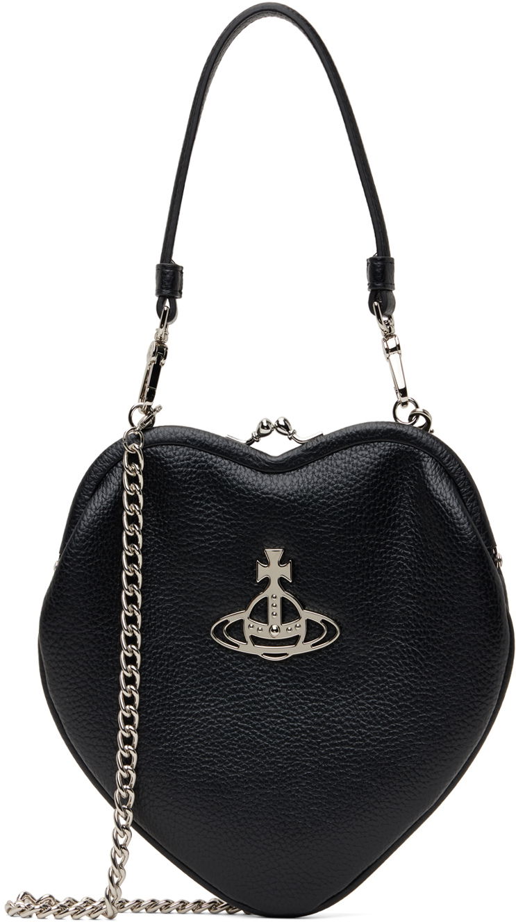 Käsilaukku Vivienne Westwood Heart Shaped Crossbody Bag Musta | 4B010004W-S000D-