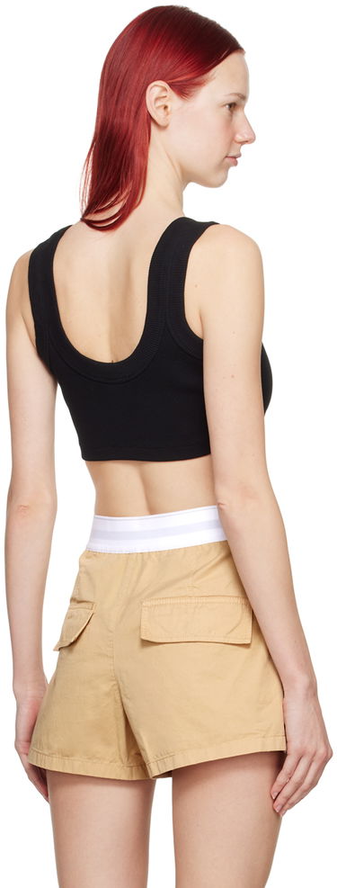 Tankkitoppi Alexander Wang Embossed Camisole Top Musta | 4CC2248102, 2