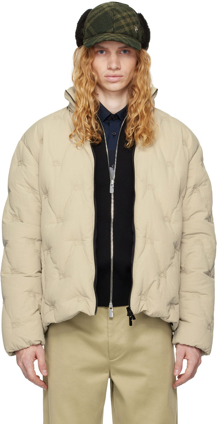 Puffer takki Burberry Burberry Padded Down Jacket Beige | 8094590