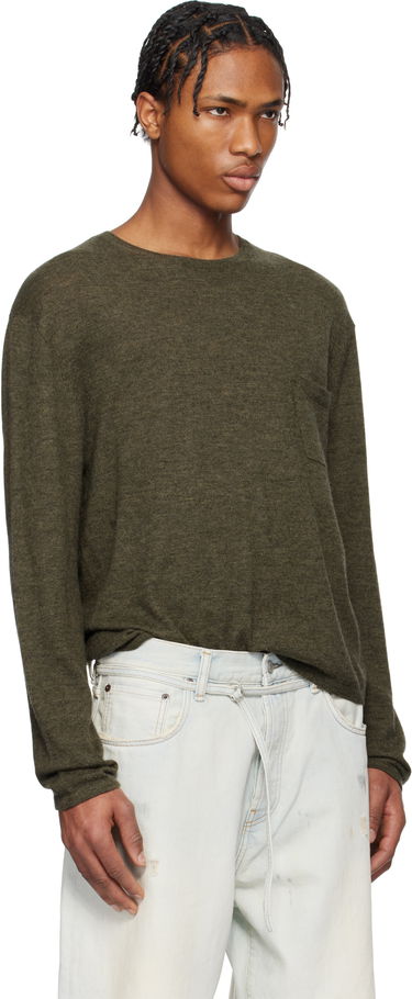Villapaita Acne Studios Acne Studios Cashmere Crew Neck Sweater Vihreä | B60354-, 1