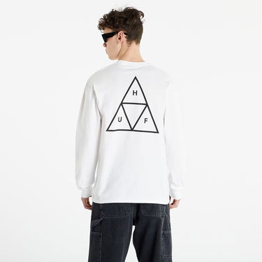 T-paita HUF Essentials Triple Triangle T-Shirt Valkoinen | TS01750 WHITE, 1
