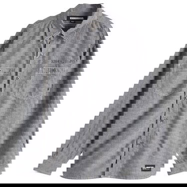 Paita Neighborhood Chambray Shirt Harmaa | 251ARNH-SHM02-BLK, 0