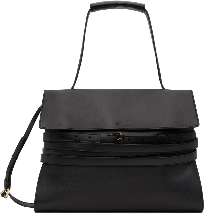 Käsilaukku Moschino Moschino 'Tie Me' Medium Bag Musta | MC4162PP1M0A0000