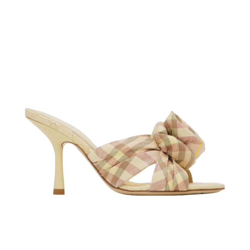 Tennarit ja kengät Burberry Mews Rose Heeled Sandals Beige | 8101604