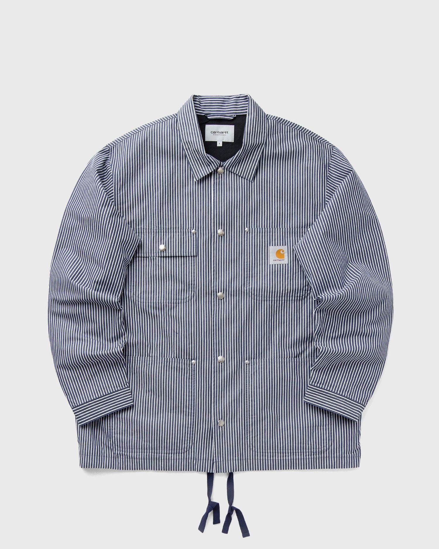 Takki Carhartt WIP Striped Coach Jacket Tummansininen | I034519-2RC.XX, 1