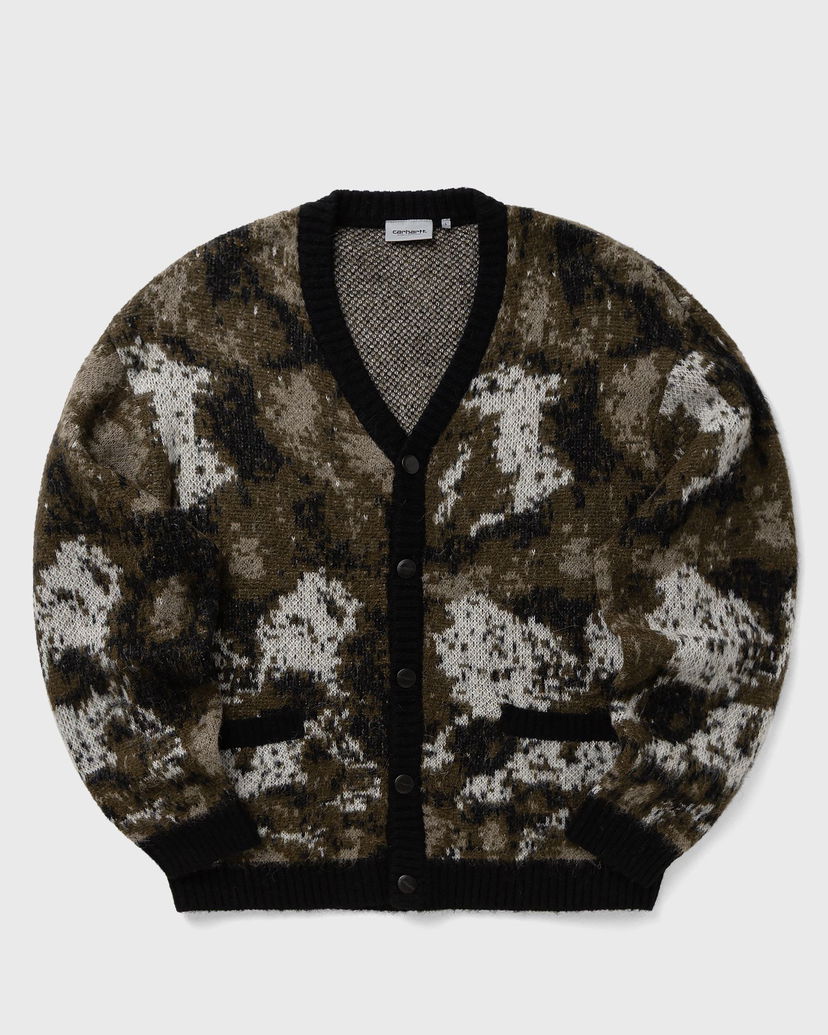 Villapaita Carhartt WIP Merton Camo Knit V-Neck Cardigan Monivärinen | I035391-38X.XX