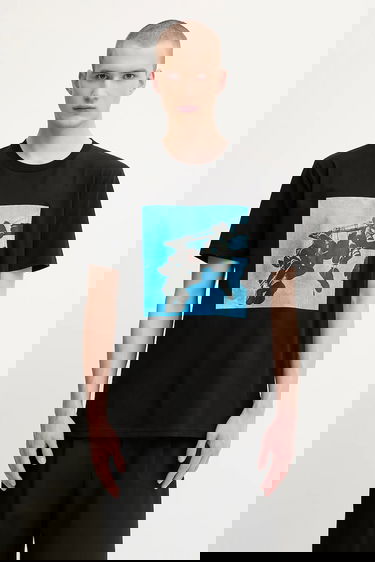 T-paita 1017 ALYX 9SM 1017 ALYX 9SM Sneaker Print T-Shirt Musta | AAMTS0514FA01, 0