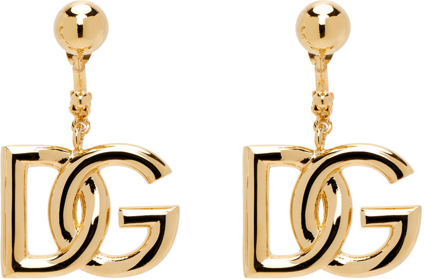 Korvakorut Dolce & Gabbana Gold 'DG' Logo Earrings Metallinen | WEN6P1 W1111