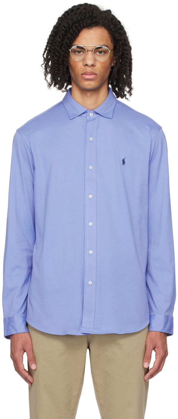 Paita Polo by Ralph Lauren Embroidered Shirt Sininen | 710899386004