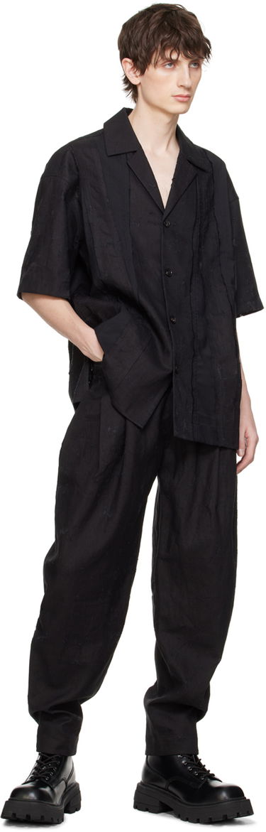 Housut Feng Chen Wang Feng Chen Wang Distressed Trousers Musta | FUS17TR06, 3