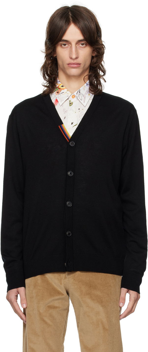 Villapaita Paul Smith Paul Smith Striped Cardigan Musta | M1R-122X-L02094-79
