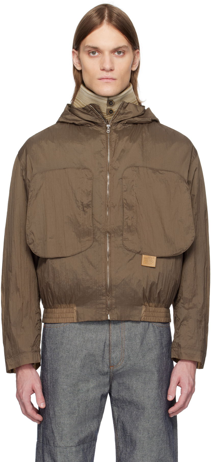 Tuulitakki Ranra RANRA Purs Light Nylon Jacket Ruskea | AMSS25OW01568