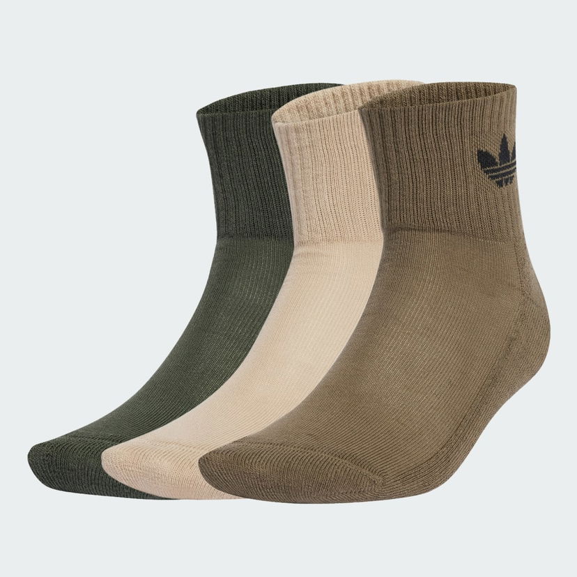 Sukat adidas Performance Mid-Cut Crew Socks - 3 Pairs Vihreä | JV8594