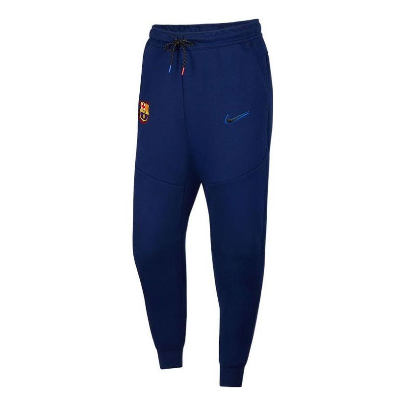 Verryttelyhousut Nike FC Barcelona Tech Fleece Sweatpants Sininen | DH7832-492