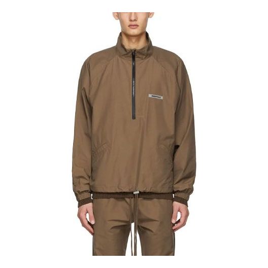 Tuulitakki Fear of God Essentials Sports Jacket Ruskea | FOG-FW20-243