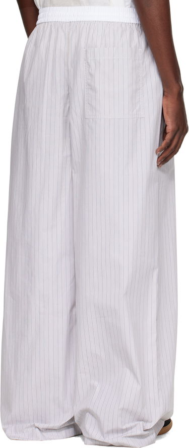 Housut Acne Studios Acne Studios Striped Trousers Valkoinen | CK0128-, 2