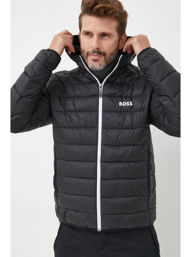 Takki BOSS Presidio Packable Hooded Jacket Musta | 50472472