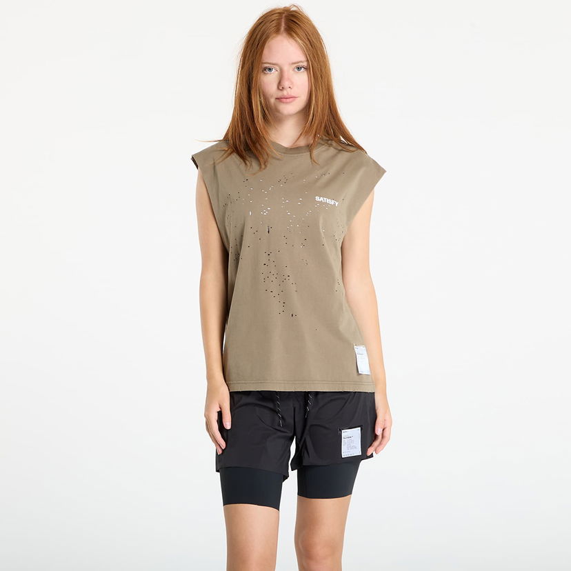 Tankkitoppi Satisfy Satisfy MothTech Muscle Sleeveless T-Shirt Vihreä | 11005-AFA-SAB