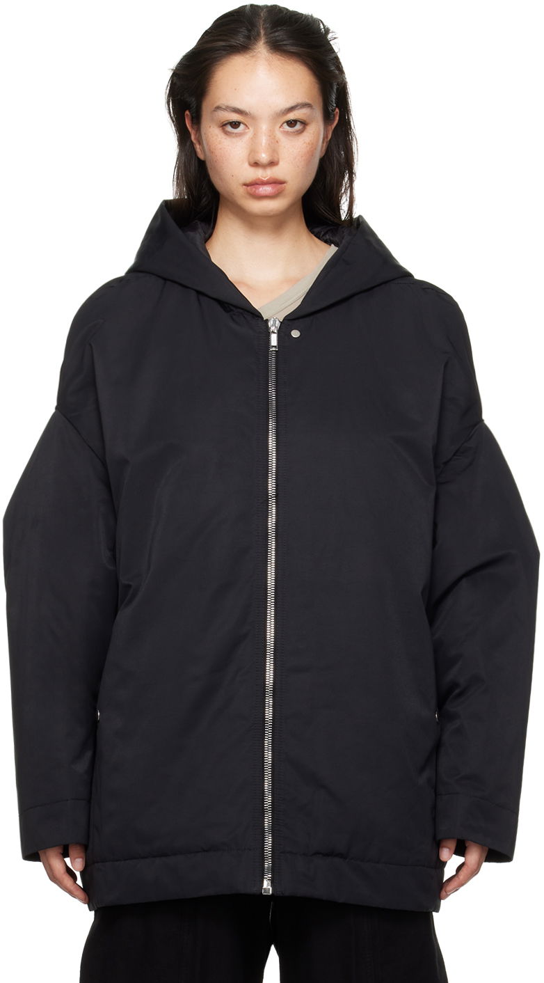 Takki Rick Owens DRKSHDW Hooded Jacket Musta | DS02D2725 MU