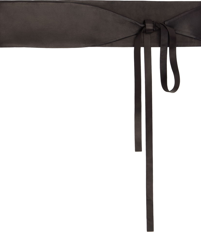 Vyöt The Row The Row Wide Wrap Leather Belt Musta | W1737-L108