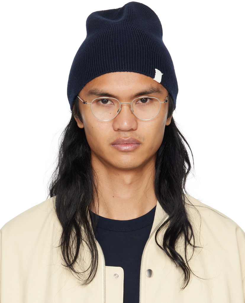 Pipo Jil Sander Knit Beanie Tummansininen | J47ZZ0115_J14704