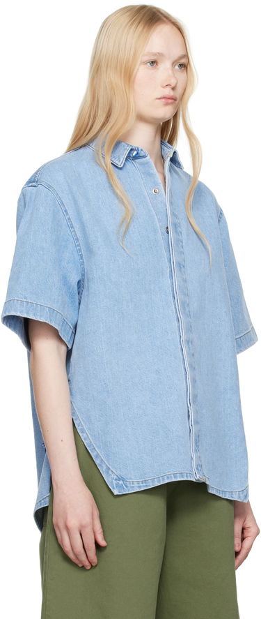 Paita ADER ERROR ADER error Half Sleeve Shirt Sininen | BO01SSSH0202LB, 4