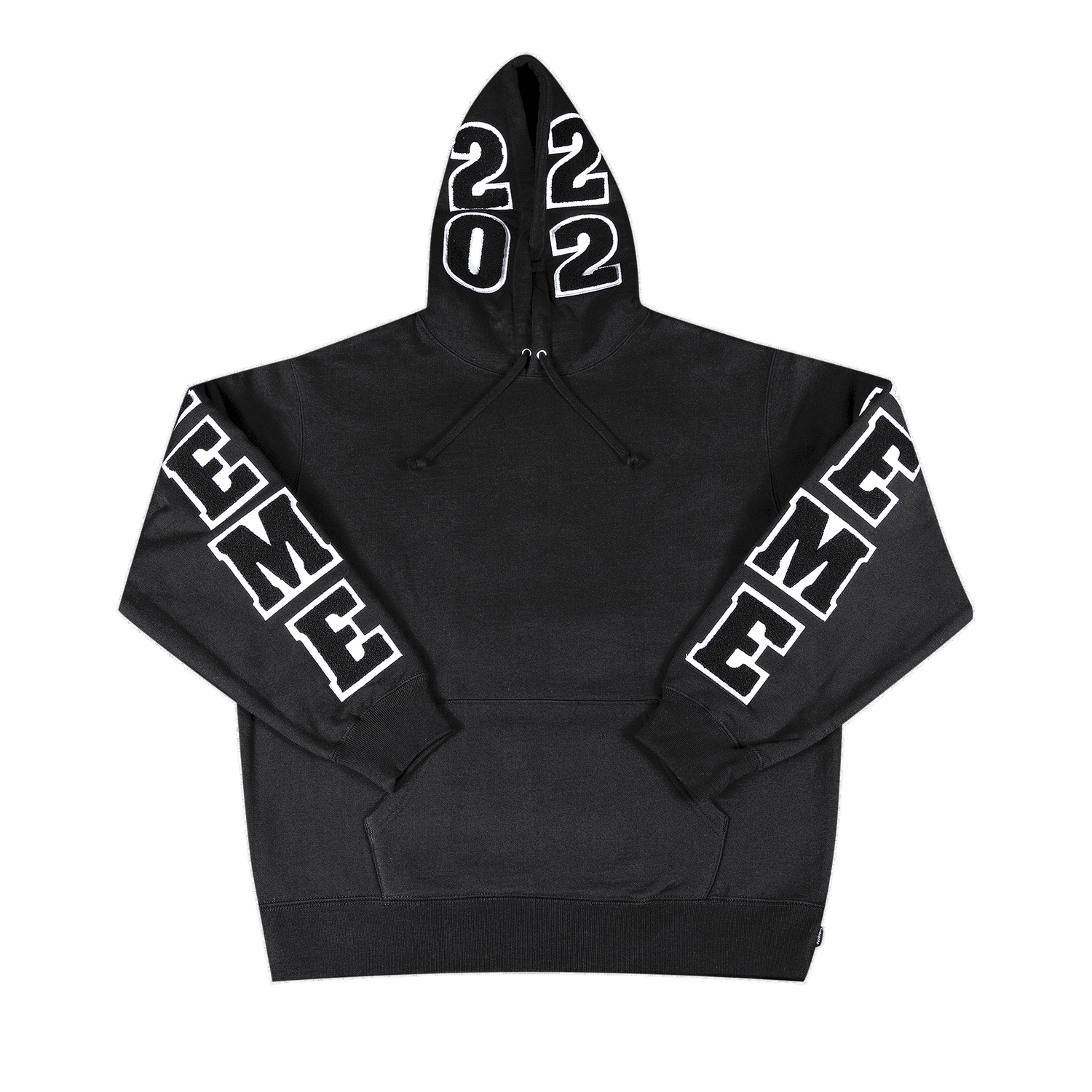 Huppari Supreme Team Chenille Hooded Sweatshirt Musta | SS22SW5 BLACK, 0